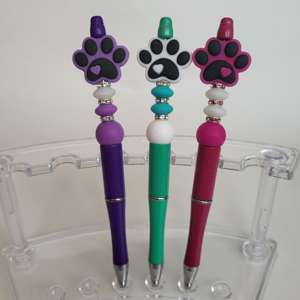 Dog Paw Cat Paw Beaded Pen Animal Pets